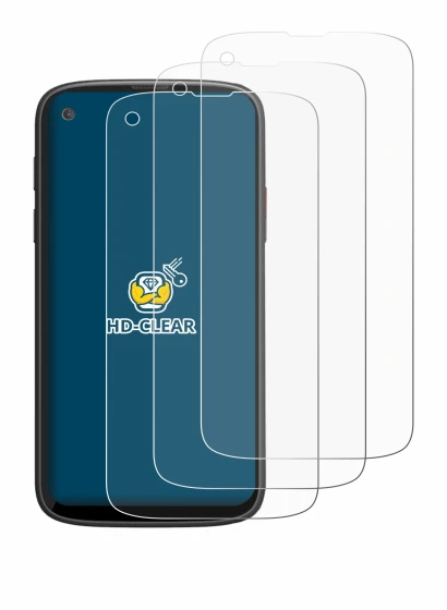 Image de l'appareil Unihertz Jelly Max avec une grande variété de protections d'écran.