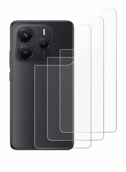 Image de l'appareil Xiaomi Redmi Note 14 (Arrière) avec une grande variété de protections d'écran.