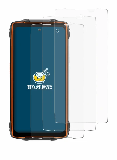 Image de l'appareil Blackview BV8200 avec une grande variété de protections d'écran.