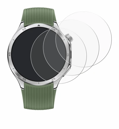 Image de l'appareil OnePlus Watch 3 avec une grande variété de protections d'écran.