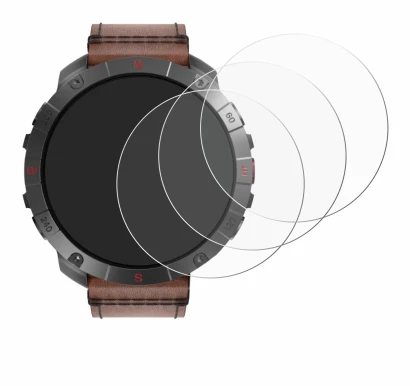 Image de l'appareil Polar Grit X2 Pro Titan avec une grande variété de protections d'écran.