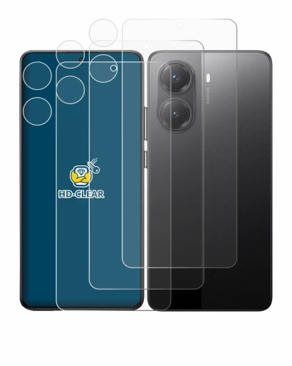 Image de l'appareil Xiaomi Poco X7 Pro (Avant+Caméra) avec une grande variété de protections d'écran.