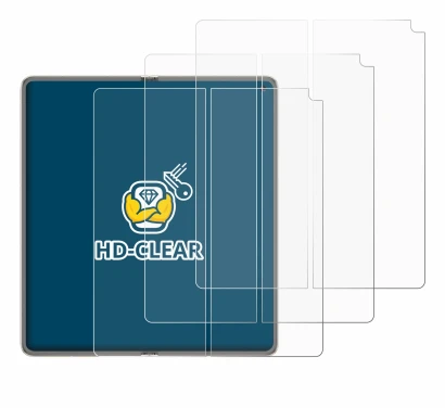 Image de l'appareil Huawei Mate X6 (Affichage interne) avec une grande variété de protections d'écran.