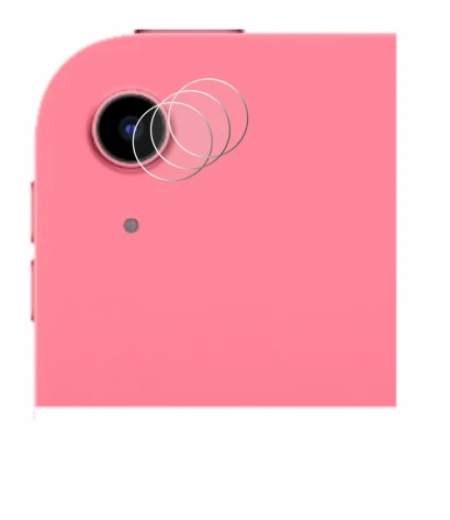 Image de l'appareil Apple iPad A16 11" 2025 (Caméra UNIQUEMENT, 11ème Gen.) avec une grande variété de protections d'écran.