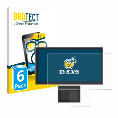 Face avant d’un emballage produit avec le logo de la marque BROTECT. À côté, l’appareil Icom IC-7760 est représenté avec la pr