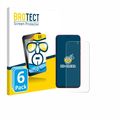 Face avant d’un emballage produit avec le logo de la marque BROTECT. À côté, l’appareil Huawei Pura 80 est représenté avec la