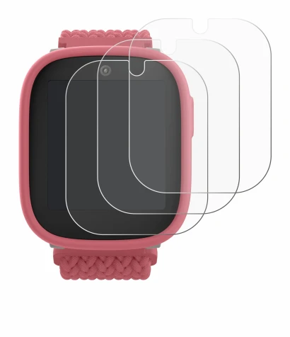 Image de l'appareil Xplora X6 Play 2025 (2ème génération) avec une grande variété de protections d'écran.