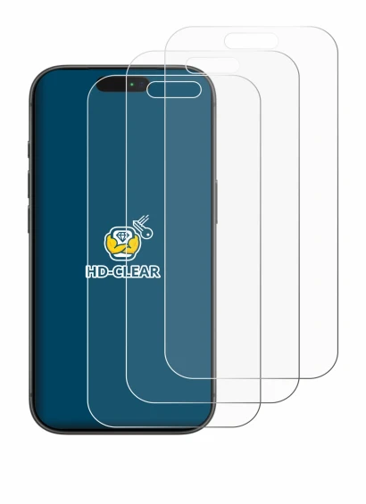 Image de l'appareil Apple iPhone 17 Pro avec une grande variété de protections d'écran.