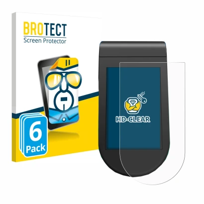 Face avant d’un emballage produit avec le logo de la marque BROTECT. À côté, l’appareil SoFlow SO4 Pro MAX est représenté avec