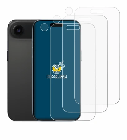 Image de l'appareil Apple iPhone Air (Avant+Caméra) avec une grande variété de protections d'écran.