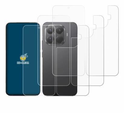 Image de l'appareil Xiaomi 15T Pro (Avant+Arrière) avec une grande variété de protections d'écran.