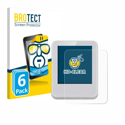 Face avant d’un emballage produit avec le logo de la marque BROTECT. À côté, l’appareil Bresser ClimaTemp Thermomètre d'ambian