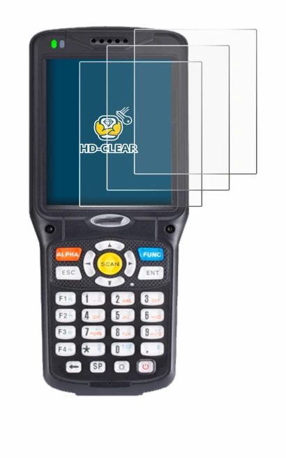 Image de l'appareil Unitech HT510 avec une grande variété de protections d'écran.
