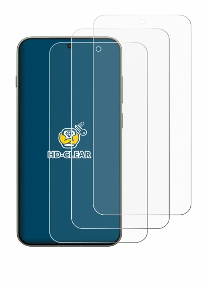 Image de l'appareil OnePlus 13s avec une grande variété de protections d'écran.