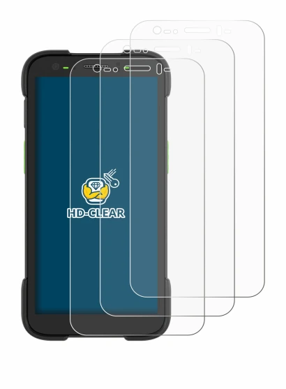 Image de l'appareil Zebra TC701 avec une grande variété de protections d'écran.