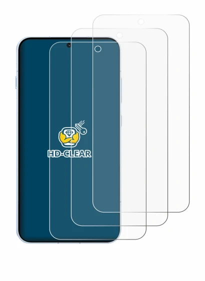 Image de l'appareil Oppo Find X8s avec une grande variété de protections d'écran.