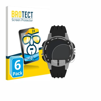 Face avant d’un emballage produit avec le logo de la marque BROTECT. À côté, l’appareil Timex Ironman TW5M63200 est représenté