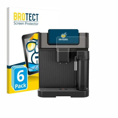 Face avant d’un emballage produit avec le logo de la marque BROTECT. À côté, l’appareil Grundig KVA 7230 est représenté avec l