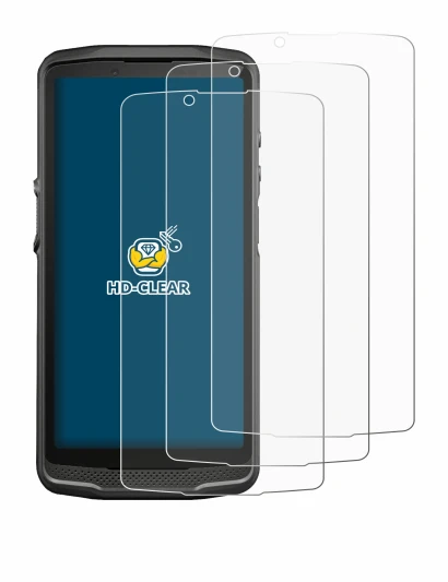 Image de l'appareil Crosscall Core M6 avec une grande variété de protections d'écran.