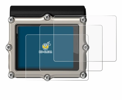Image de l'appareil Shearwater Petrel 3 dive computer avec une grande variété de protections d'écran.