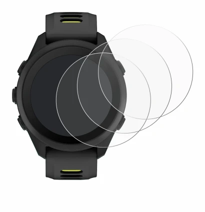Image de l'appareil Garmin Forerunner 170 avec une grande variété de protections d'écran.