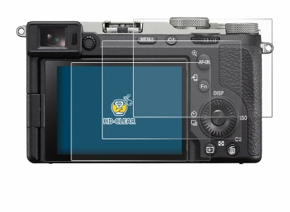Image de l'appareil Sony A7C II avec une grande variété de protections d'écran.
