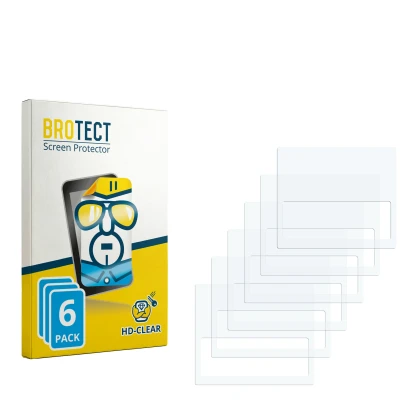 Face avant d’un emballage produit avec le logo de la marque BROTECT. À côté se trouve la protection d’écran correspondante.