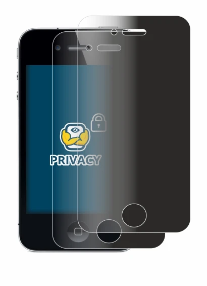 Image de l'appareil Apple iPhone 4 avec une grande variété de protections d'écran.