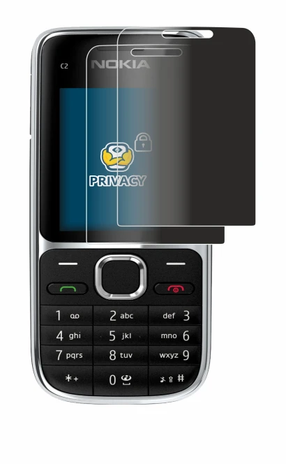 Image de l'appareil Nokia C2-01 avec une grande variété de protections d'écran.