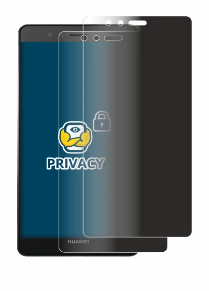 Image de l'appareil Huawei P9 avec une grande variété de protections d'écran.