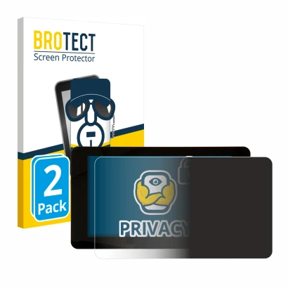 Face avant d’un emballage produit avec le logo de la marque BROTECT. À côté, l’appareil Raspberry Pi Touchscreen 7" est représ