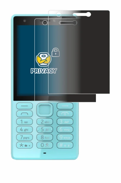 Image de l'appareil Nokia 216 avec une grande variété de protections d'écran.