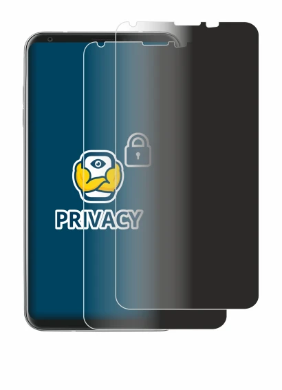 Image de l'appareil LG V30 avec une grande variété de protections d'écran.