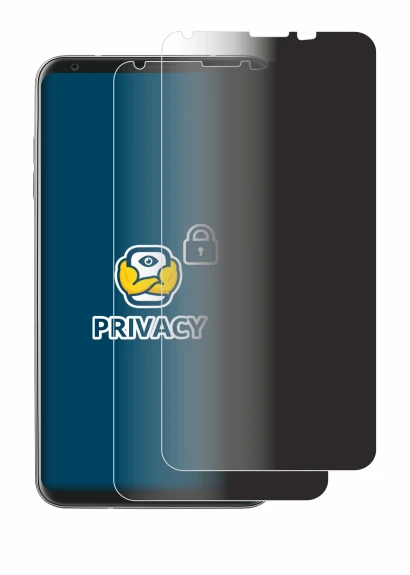 Image de l'appareil LG V30s avec une grande variété de protections d'écran.