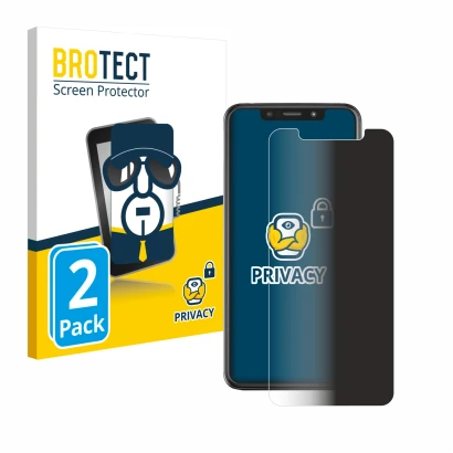 Face avant d’un emballage produit avec le logo de la marque BROTECT. À côté, l’appareil Motorola One est représenté avec la pr