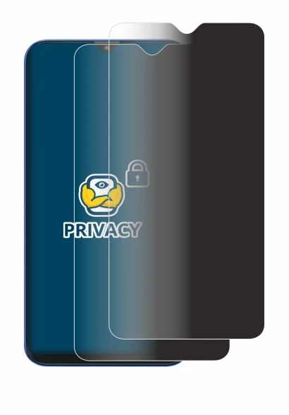 Image de l'appareil Samsung Galaxy M10 avec une grande variété de protections d'écran.