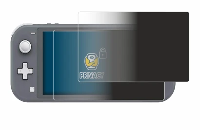 Image de l'appareil Nintendo Switch Lite avec une grande variété de protections d'écran.