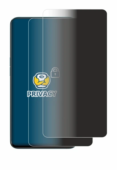 Image de l'appareil Oppo Reno 2 avec une grande variété de protections d'écran.