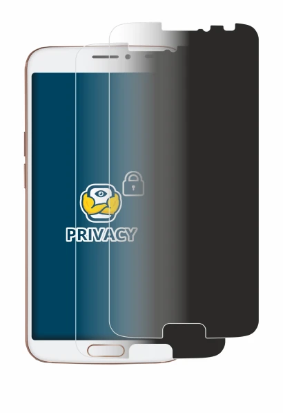 Image de l'appareil Doro 8080 avec une grande variété de protections d'écran.