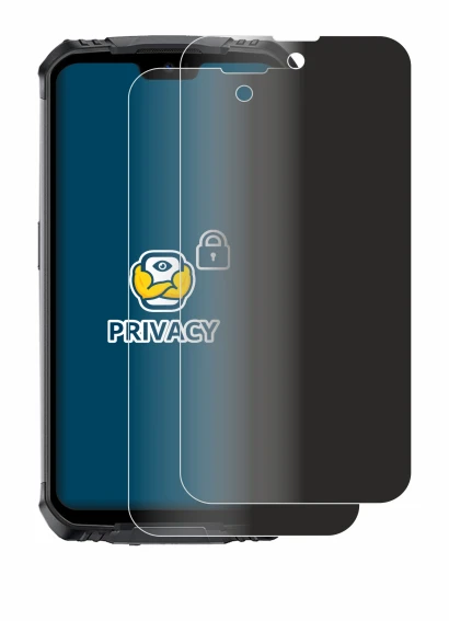 Image de l'appareil Doogee S59 Pro avec une grande variété de protections d'écran.