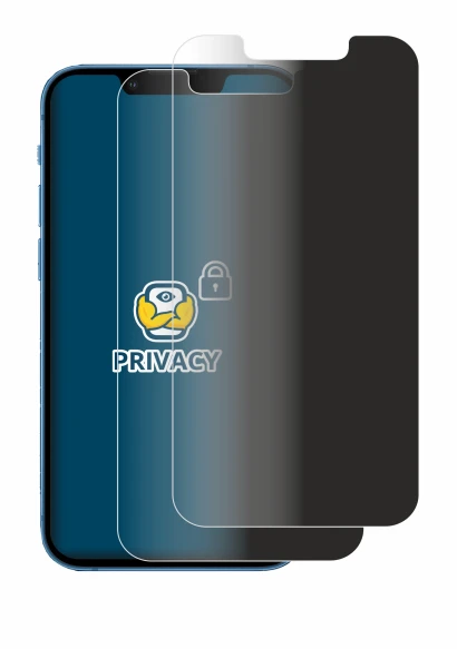 Image de l'appareil Apple iPhone 13 mini avec une grande variété de protections d'écran.