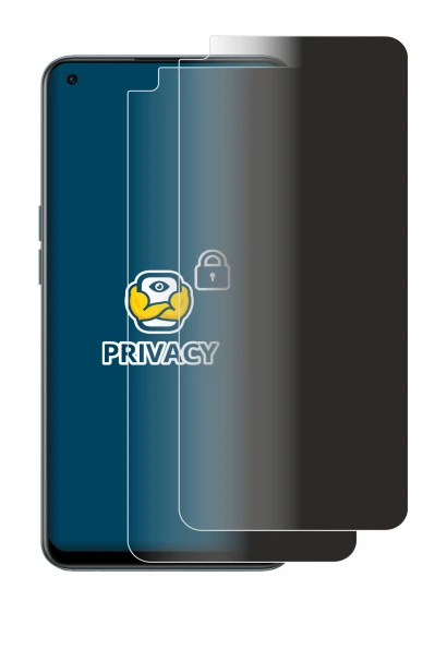 Image de l'appareil OnePlus Nord CE 2 5G avec une grande variété de protections d'écran.