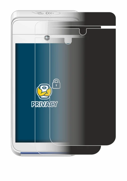 Image de l'appareil Pax A920 avec une grande variété de protections d'écran.
