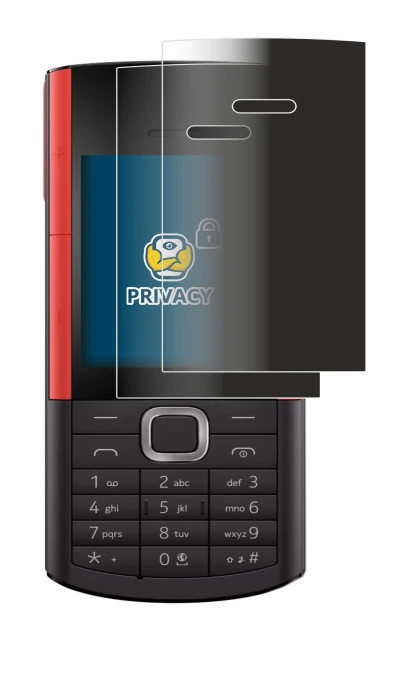 Image de l'appareil Nokia 5710 XA avec une grande variété de protections d'écran.