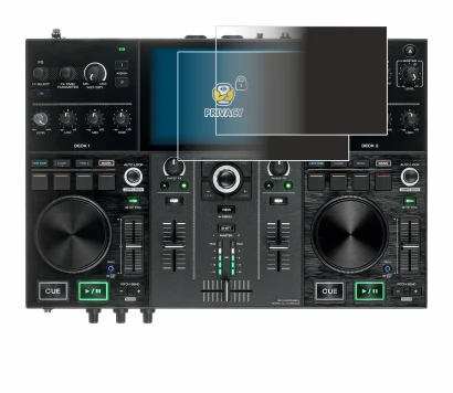 Image de l'appareil Denon DJ Prime Go avec une grande variété de protections d'écran.