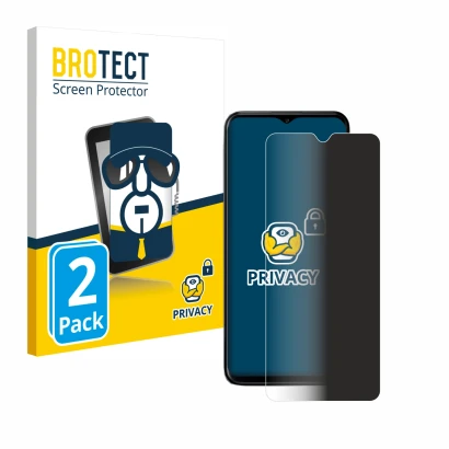 Face avant d’un emballage produit avec le logo de la marque BROTECT. À côté, l’appareil Nokia G60 est représenté avec la prote