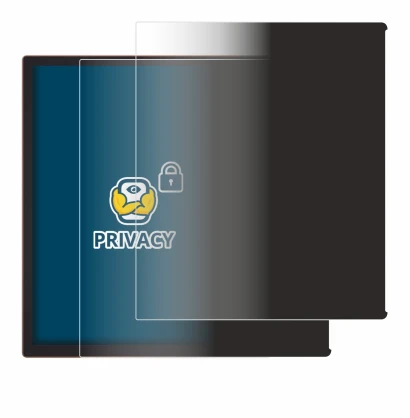 Image de l'appareil PocketBook Era avec une grande variété de protections d'écran.