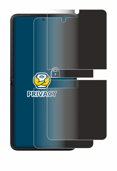 Image de l'appareil Oppo Find N2 Flip avec une grande variété de protections d'écran.