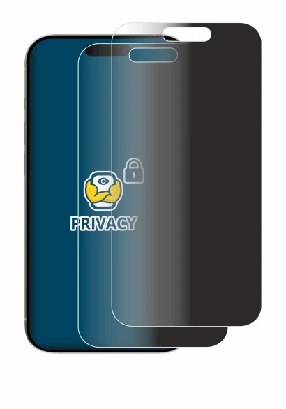 Image de l'appareil Apple iPhone 15 avec une grande variété de protections d'écran.