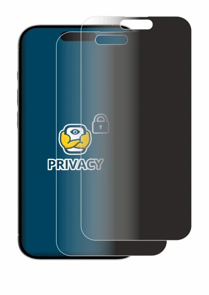 Image de l'appareil Apple iPhone 15 Pro Max avec une grande variété de protections d'écran.
